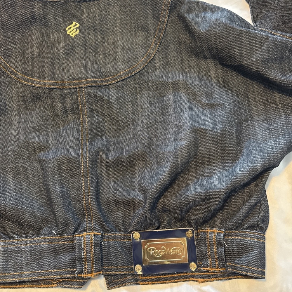 ROCAWEAR WOMEN LONG SLEEVE JEAN JACKET SIZE m - Picture 5 of 7